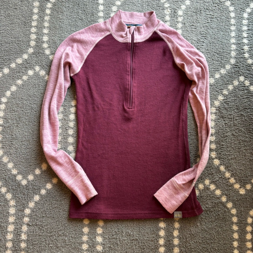 Meriwool - Layers 250g Wool Half-Zip Longsleeve Top - SMALL